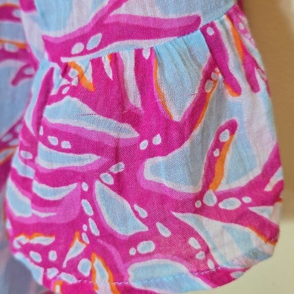 Lilly Pulitzer Luci V-Neck Cotton Tunic Size XXS Lightweight Vacation Coastal - Picture 12 of 16